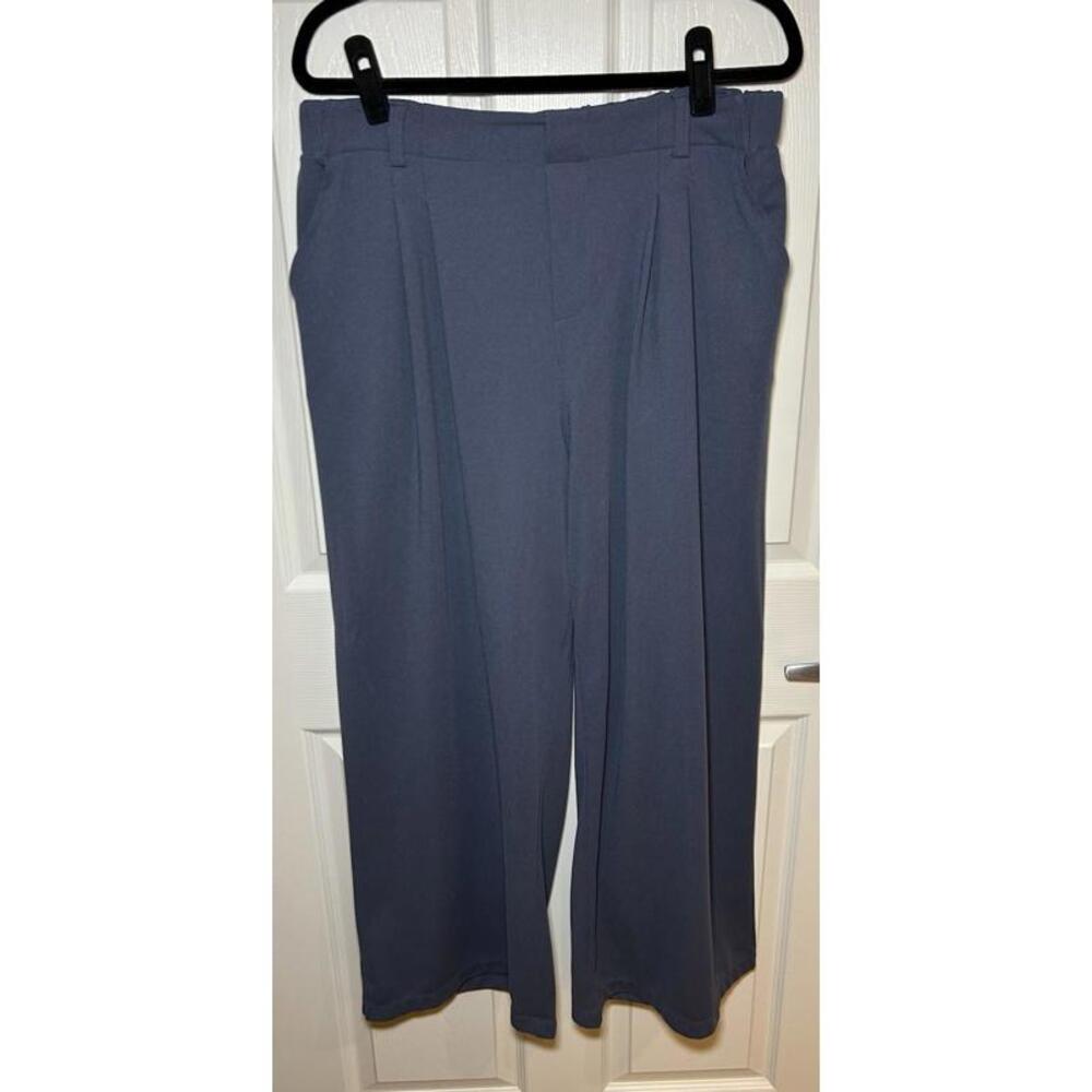 Halara Women’s Wide Leg Dress Casual Pants Size XL Regular Gray